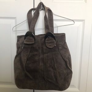Brown Suede Purse